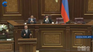Рубен Рубинян поблагодарил Симоняна, Аршакяна и Конджоряна на последнем заседании парламента 8-го созыва