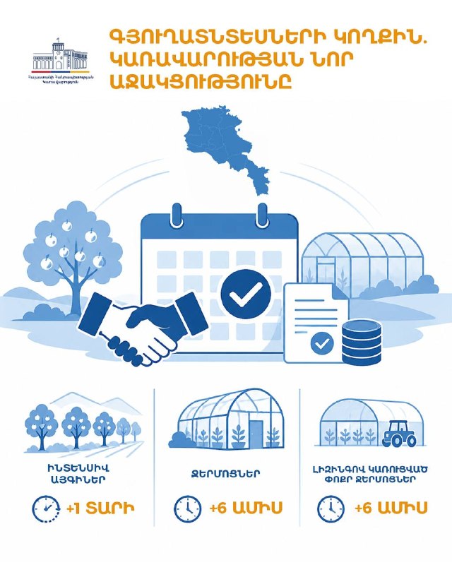 Правительство Армении продлило льготные периоды по кредитам для садоводов и тепличников Лори