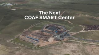 Строительство COAF SMART Center в Армавирском марзе, заливка бетонного фундамента