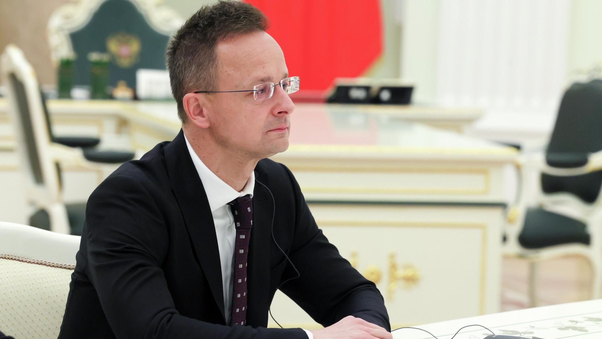 Петер Сийярто на встрече в Лорийской области, Венгрия