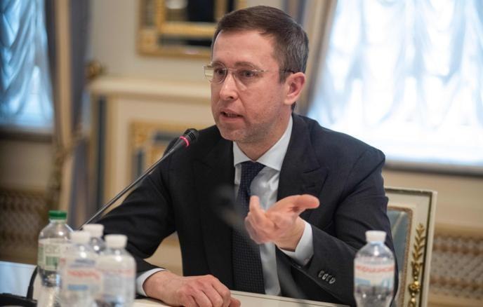 Сергей Корецкий, новый премьер-министр Украины, на заседании Верховной Рады